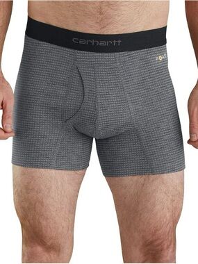 Carhartt Men’s Boxer Briefs — Black and Gray